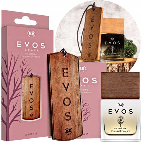 Colgante de fragancia K2 evos madam + perfume PARA coche (1/5)