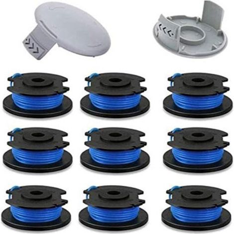 Lot de 11 bobines de rechange pour coupe-bordure Ryobi – Compatible avec Ryobi One + AC14RL3A – ABS haute qualité (1/5)
