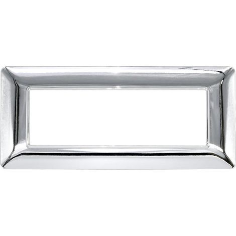 PLACCA 8007-04 6P ARGENTO CROMATO/MTX TECNOPOLIMERO
