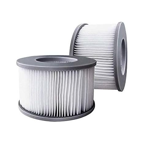 Un filtre de spa en lot de 2 pour piscines gonflables MSSPA, équipé d'une pompe de filtration améliorée, compatible avec tous les spas MSPA actuels.-AquaForge (1/5)