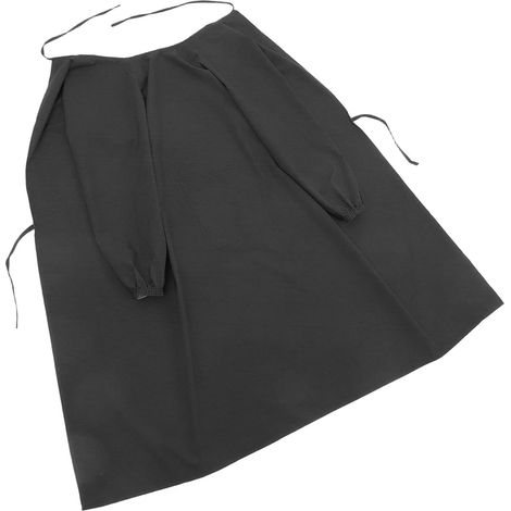 Tablier Imperméable à Manches Longues L'huile Certifié Protection Oléofuge Dos Inversé Blouse la Cuisine et Nettoyage Usage Domestique, Entretien Facile (1/5)