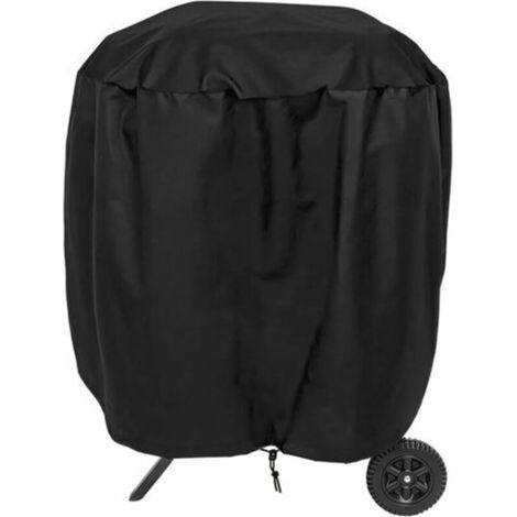 210D de plein air Cover for barbecue 7691cm, Anti-dust and waterproof, Oxford fabric black (1/4)
