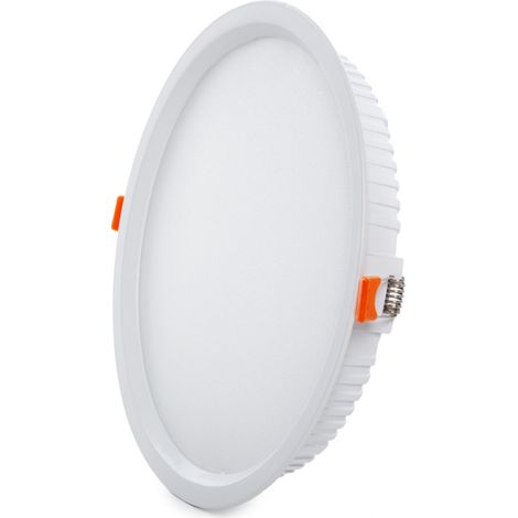 Faretto LED da incasso 32W 2695Lm 3000ºK Circolare UGR19 50.000H [JW-32W-Y-WW] (1/5)