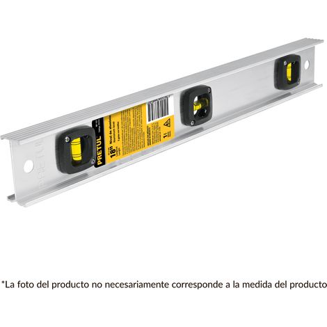 Nivel de aluminio doble T - 60 cm