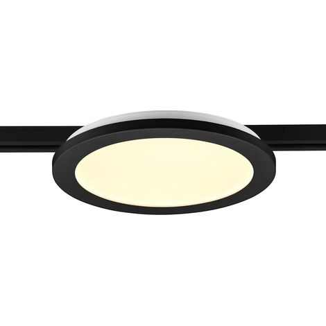 [NEUWERTIG] B-Ware Trio Lighting Led Schienenleuchte Strahler Camillus Du Oline Lampe ø26cm Schwarz