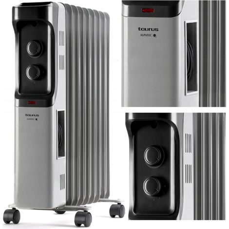 radiador de aceite 2000w gris/negro - NEW DAKAR 2000 - Taurus Alpatec - (1/5)