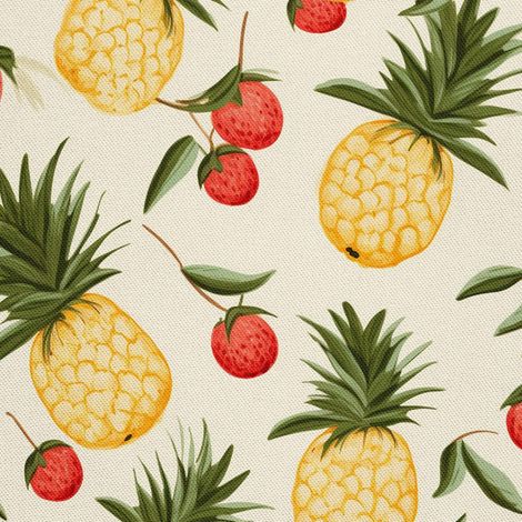 Tela decorativa para exteriores Oxford - Motivo frutal DX6223 (1/5)