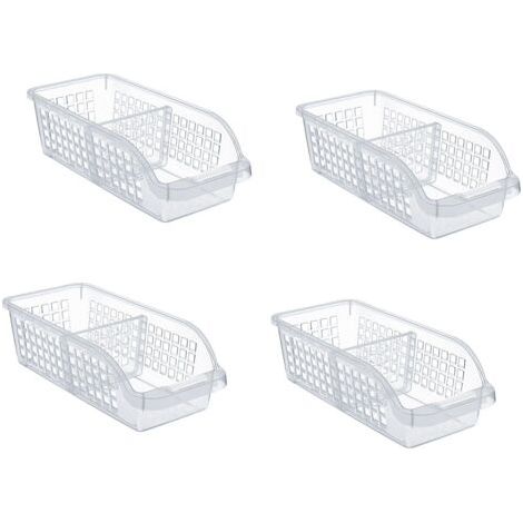 BUNTHAUS 4PCS Coffre-Fort de Stockage Avec une Plaque Séparatrice - Conteneur de Stockage de Cuisine, Réfrigérateur et Autres Organisateurs (1/5)