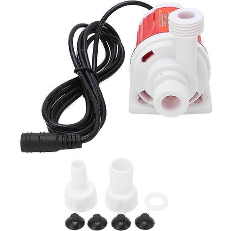 Bürstenlose Wasserumwälzpumpe, leise Mini-Tauchpumpe für den Hausgebrauch, 12 V DC, 10 W, 3,3 Meter Förderhöhe. (1/5)