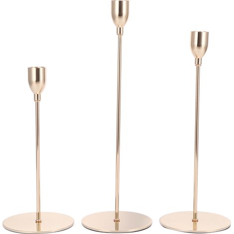 Bougeoir à une bougie pour décoration de table, mariage et intérieur
