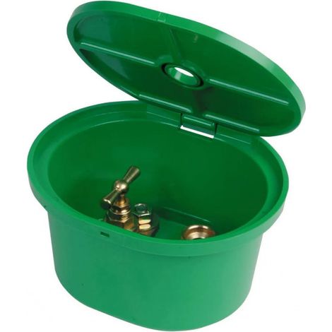 Nicoll – Bouche d'arrosage 20x27 – Branchement 3/4' – Sortie à potence – Pour arrosage précis et efficace