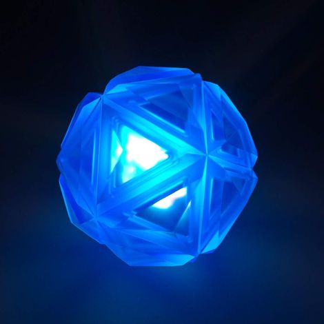 Light Up Ball Squeaky Balls for Dogs Elastic Flash LED Dog Toy Balls Interactive Dog Toys Bounce-Activated (1/5)