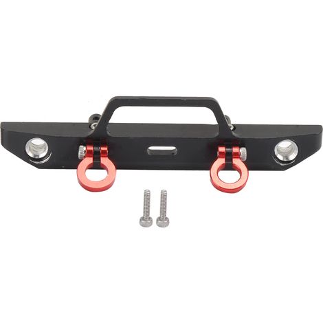 Pare-chocs avant en alliage d'aluminium métal pour Axial SCX24 90081 Noir - Accessoires RC 1/24 (1/5)