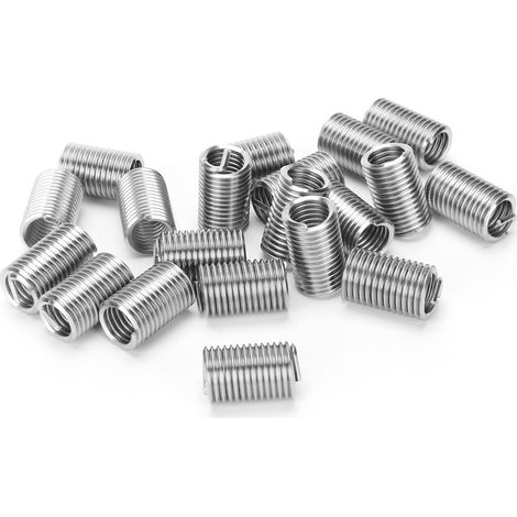 20 inserts filetés, outil de réparation d'écrous réducteurs, acier inoxydable M1/12-13x2,5D (1/5)