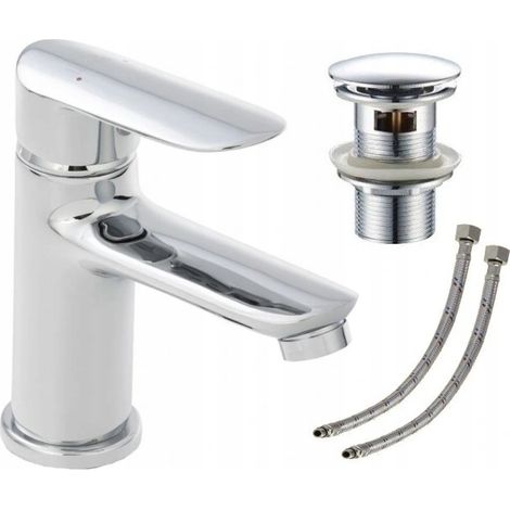 Rubinetto per lavabo a pavimento Appia cromato con tappo