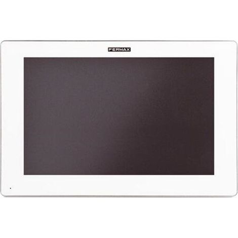 Monitor MIO 10" blanco con pantalla táctil, alta definición y plataforma Android