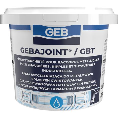 Massa sigillante indurente GEB per raccordi filettati di riscaldamento Beige 500g (1/4)