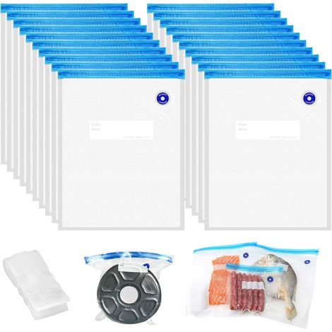 20 Pièces Sac Congelation 30x34 cm pour Protéger Filaments 3D (1/5)