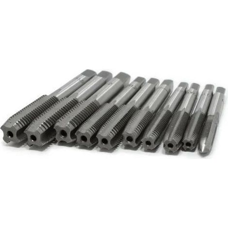 Tarauds Bituxx Set 10 pièces Filetage M6 à M12