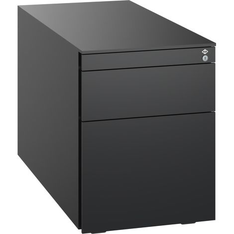 C+P Stahl-Rollcontainer, 563x430x781mm, 9005/9005 (1/5)