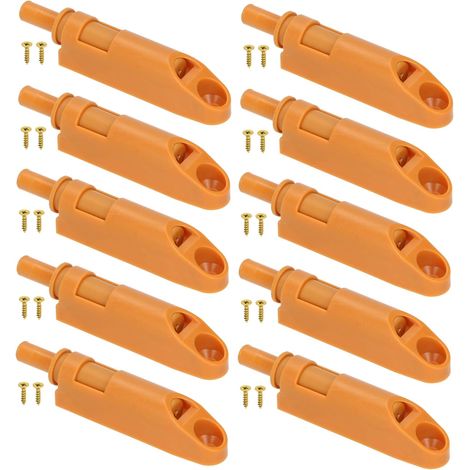 KOTARBAU Lot de 10 amortisseurs pour portes de meubles avec adaptateur Hêtre Softclose pour meubles (1/5)