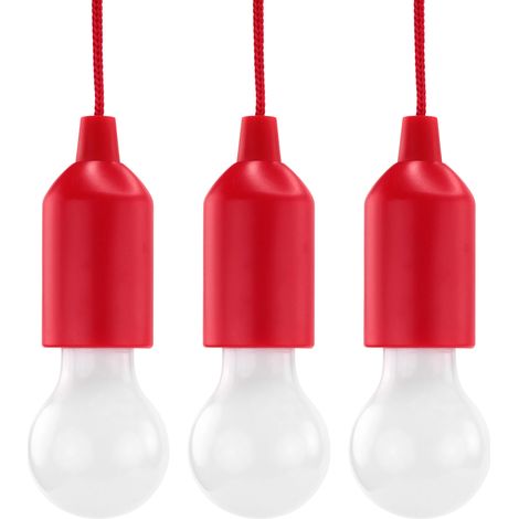 HyCell Pull-Light Set mit Zugschalter, Warmweiß LED 22 Stunden Leuchtdauer