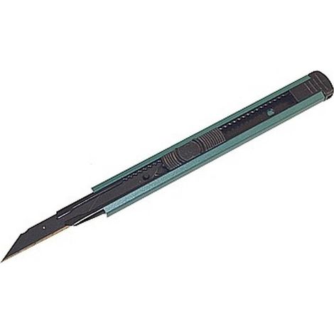 Cutter Lame Cassable 9mm - Précision SK-5, Poignée Aluminium - Idéal pour Découpe Précise - Usage Professionnel - Beast