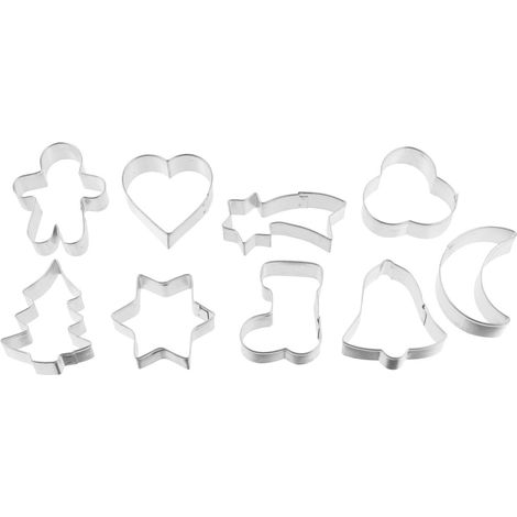 Zenker Ausstecher-Set Weihnachten 9-teilig Plätchenausstecher Ausstechform (1/3)