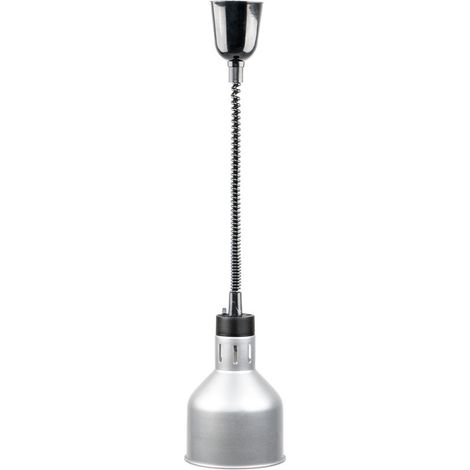 Lampe chauffante suspendue pour plats, argentée, P 0,25 kW, U 230 V - Stalgast (1/4)