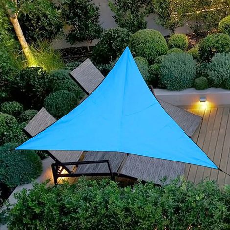 Vela ombreggiante - Tela ombreggiante - Ombrellone triangolare - Copertura per patio - Poliestere - resistente - Copertura per schermo da esterno - Tessuto ombreggiante resistente - Per veran (1/5)