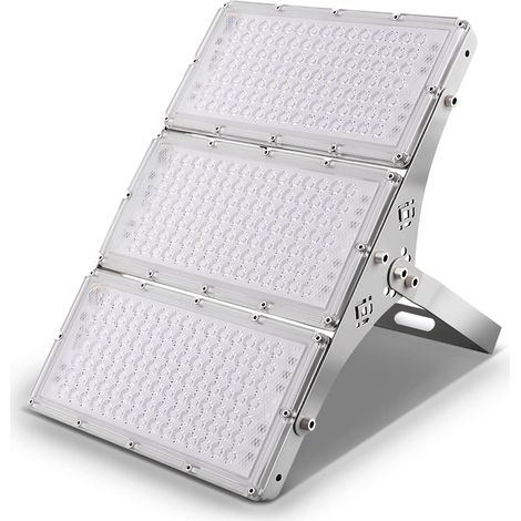 Projecteur LED 300 W Étanche IP66 Avec 315 LED lumineuses blanc froid (30 000 lm) Aspect aluminium