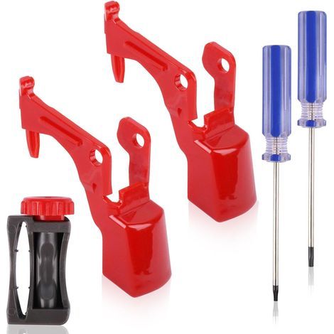5 piezas de interruptor de gatillo V11 V10 Botón de encendido/apagado Abrazadera de control Compatible con V15 V6 V8 V7 V10 V11 (2 destornilladores) (1/5)