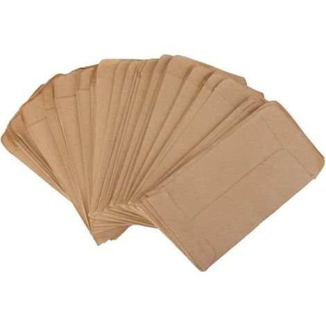 100pcs Pochette Sac en Kraft Papier Vintage pour Semences (1/4)