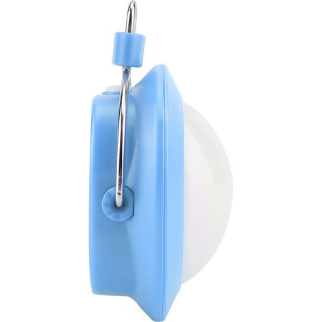 Mini lampe de camping ronde super lumineuse à LED COB avec crochet (bleue) (1/5)