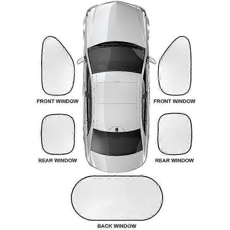 Pare-soleil de lunette arrière latérale pour BMW X3 F25 G01, X4 F26 G02, X5 E70 F15 G05, X6 E71 F16 G06, X1 E84 F48, X2 F39, X7 (sans logo) (1/5)