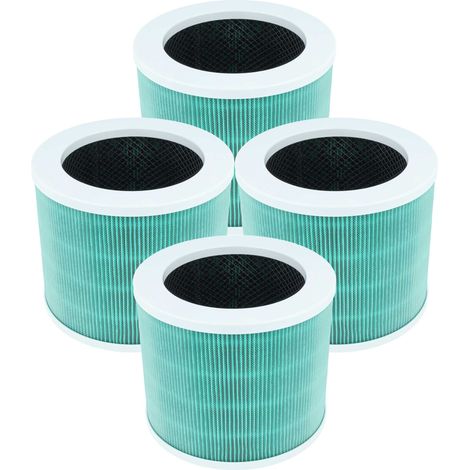 vhbw 4x Air Filter Replacement for Morento HY1800  for Air Purifier - Combi Filter HEPA (H12) + Activated Carbon (1/4)