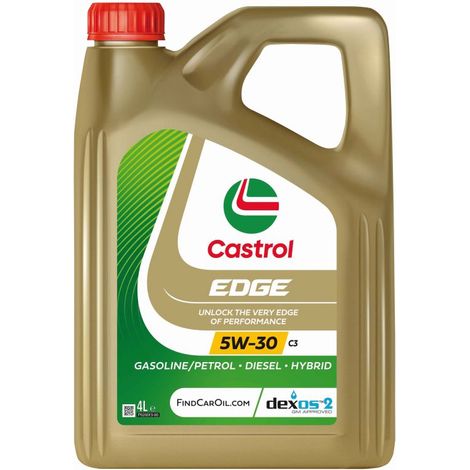 ACEITE CASTROL 5W30 4L EDGE C3 TITANIUM / SN/CF / 505.00 505.01 / 229.31 229.51 / DEX2 / RN 0700 0710 / OPEL OV 040 1547 - D30