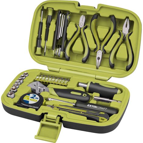 EXTOL CRAFT Werkzeugset 35-teilig, 6581
