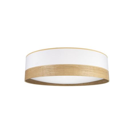 Plafoniera 72w Olga Bianco/legno chiaro 5616lm 14x50x50 Cm 3000-4000-6500k (1/2)
