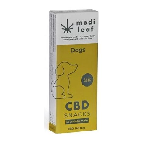 MEDILEAF CBD DOGS SNACKS, 40 uds