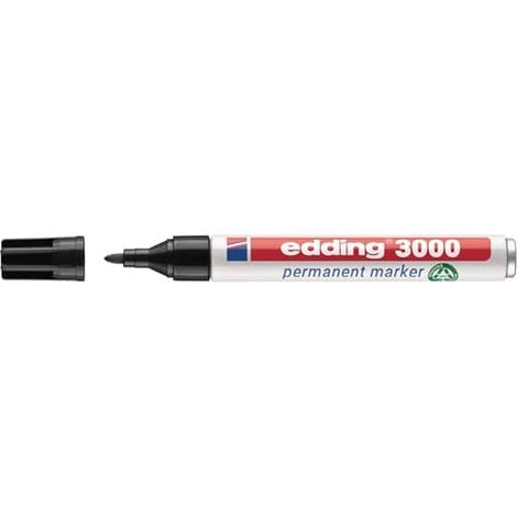 Permanentmarker 3000 schwarz Strichbreite 1,5-3mm Rundspitze EDDING