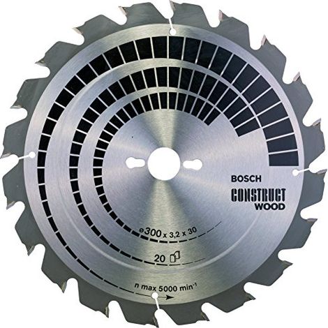 Bosch Construct Wood lame di sega circolare 300 mm argento (1/3)
