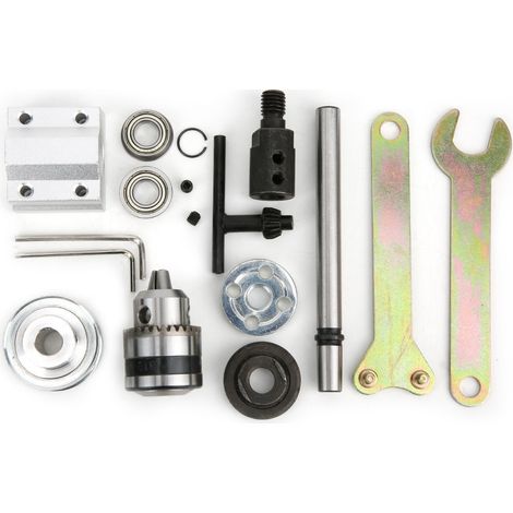 Ortviai Broche sans moteur pour perceuse de table – B10 + douille M10, mandrin à 3 mors, précision 0,005 mm, plage de serrage 0,6–6 mm