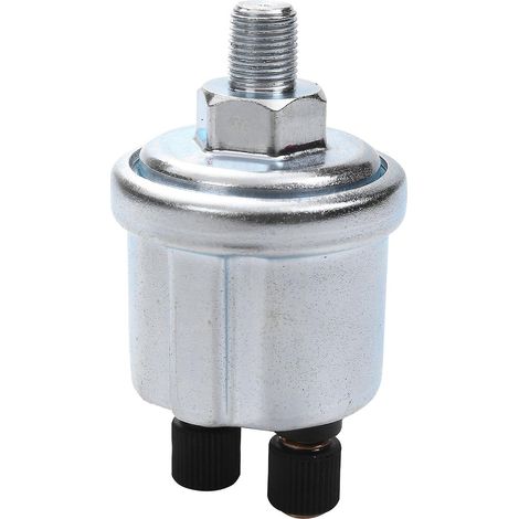 Universal VDO Oil Pressure Sensor 0 to 10 Bar 1/8 Npt Generator Parts 10mm Plug Alarm Pressure (1/4)