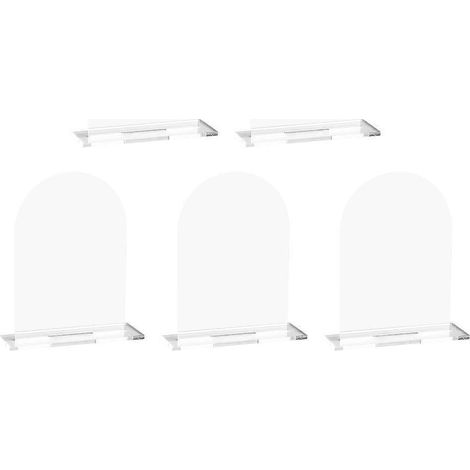 Set mit transparenten, leeren Acryl-Tischkarten für Hochzeiten inklusive Halterung (1/5)