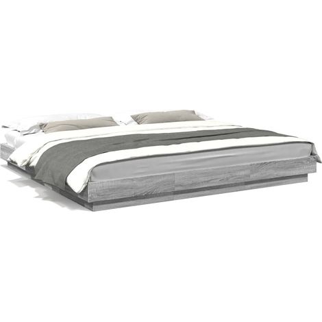 Maison Exclusive - Giroletto Grigio Sonoma 180x200 cm in Legno Multistrato