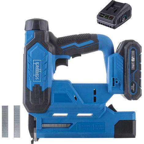 Clavadora grapadora 2en1 batería 20V Scheppach set s c-nag180-x (1/5)