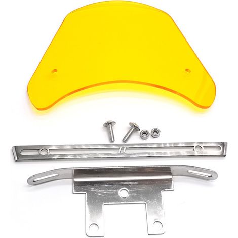 Convient pour le scooter électrique Niu u1d U+b uqi+ rétro modification tableau de bord en acrylique jaune (1/5)