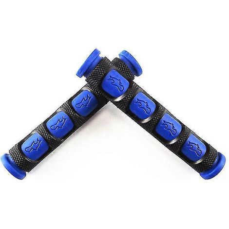 Motorcycle Bicycle Brake Protection Rubber Sleeve Anti-slip Durable Brake Handle Silicone Sleeve Motorcycle Bicycle Protection--Blue (1/5)