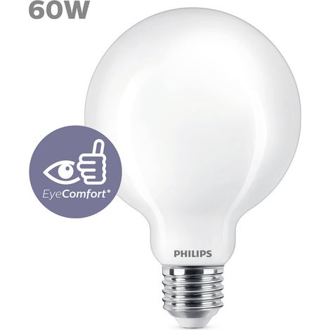 Philips LED Classic E27 Lampe, 60 W, Globeform, matt, neutralweiß (1/5)